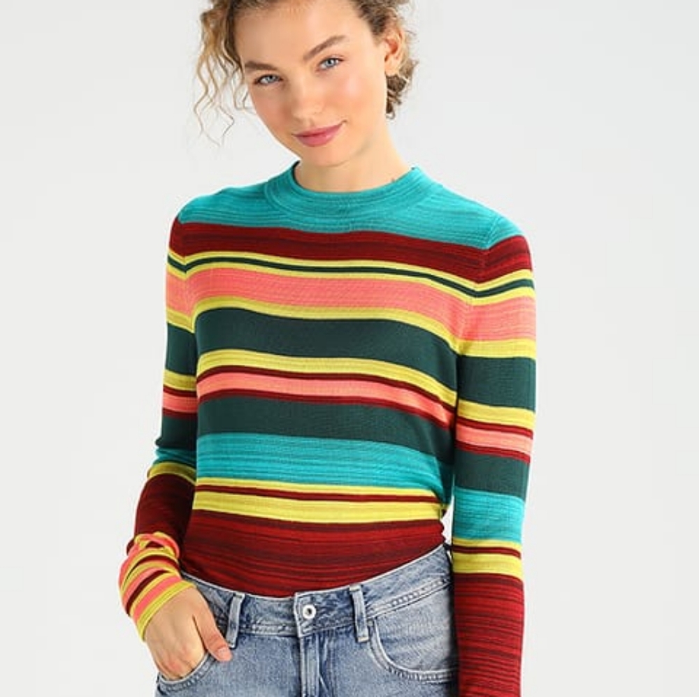 Free People Striped Sweater